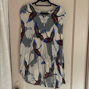 Free People Crane Print Tank Top